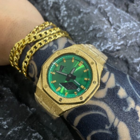 Ga2100 Green Dial Watch