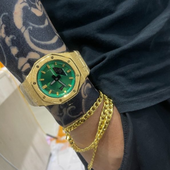 Ga2100 Green Dial Watch