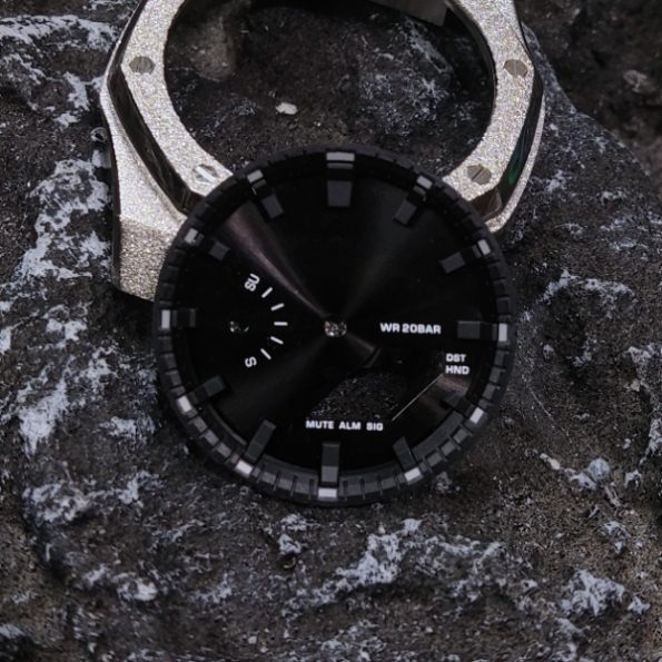Ga2100 Dial Set Black With Grey Set