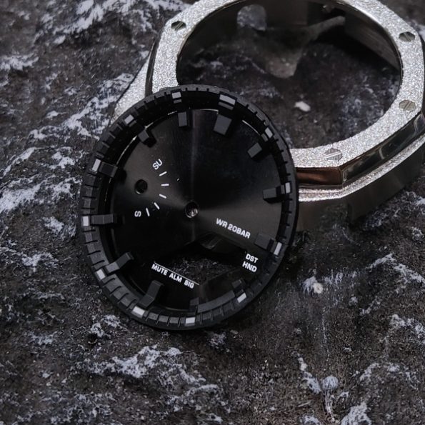 Ga2100 Dial Set Black With Grey Set