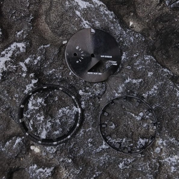 Ga2100 Dial Set Black With Grey Set