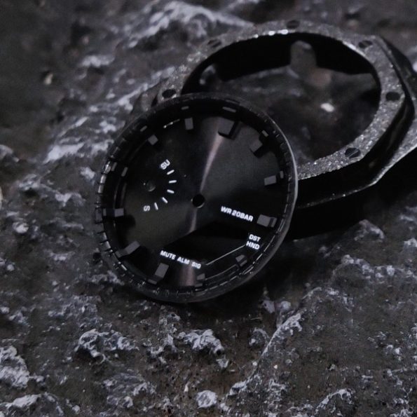 Ga2100 Dial Set Full Black Dark Style Set