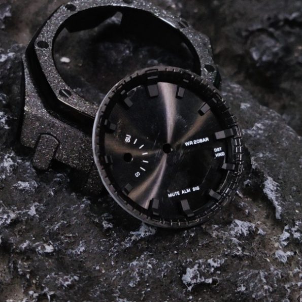 Ga2100 Dial Set Full Black Dark Style Set