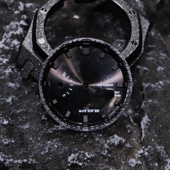 Ga2100 Dial Set Full Black Dark Style Set