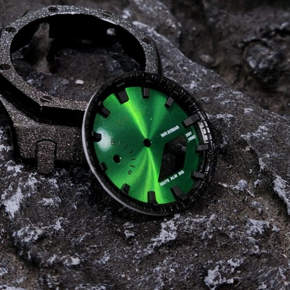 Ga2100 Dial Set Green Dial Black Hour Marker Inner Bezel