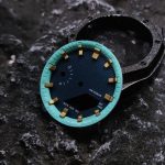 Ga2100 Dial Set Navy Blue Dial Gold Hour Marker Tiffany Blue Inner Bezel
