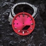 Ga2100 Dial Set Silver Hour Marker Red Mirror Dial And Inner Bezel 