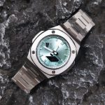 Ga2100 Silver And Tiffany Blue Mirror Luxury Watch