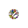 Rainbow Flower Dial