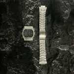 Dw5600 Mod Kit Full Silver Diamond Case Stainless Steel Strap Band