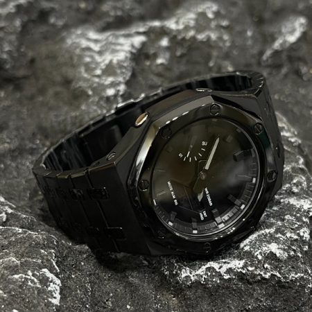 Ga2100 All Black Watch With 2 Tones Bezel 