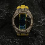Ga2100 Gold Diamond Case Yellow Rubber Strap