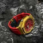 Ga2100 Gold & Red Watch Mod