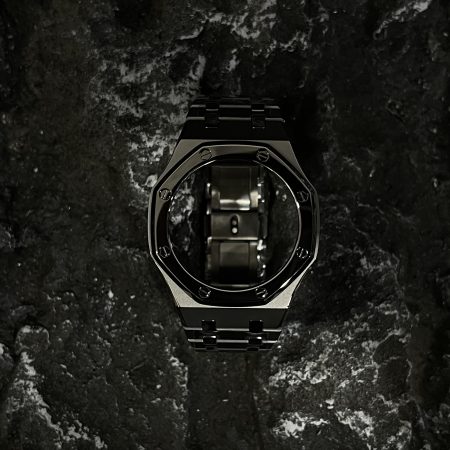 Ga2100 Matte Steel Strap Black