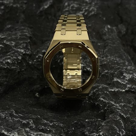 Ga2100 Matte Steel Strap Gold