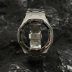Ga2100 Matte Steel Strap Silver