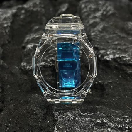 Ga2100 Mod Kit All Transparent Case Bezel Rubber Strap