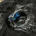 Ga2100 Transparent Case Black Rubber Band 