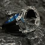 Ga2100 Transparent Case Black Rubber Band