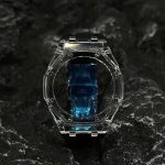 Ga2100 Transparent Case Black Rubber Band