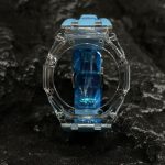 Ga2100 Transparent Case Blue Rubber Band