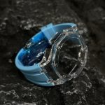 Ga2100 Transparent Case Blue Rubber Band