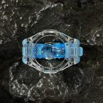 Ga2100 Transparent Case Blue Rubber Band