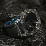 Ga2100 Transparent Case Gray Rubber Band