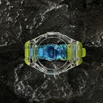 Ga2100 Transparent Case Light Green Rubber Band