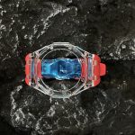 Ga2100 Transparent Case Red Rubber Band