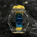 Ga2100 Transparent Case Yellow Rubber Band