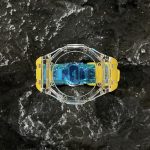 Ga2100 Transparent Case Yellow Rubber Band