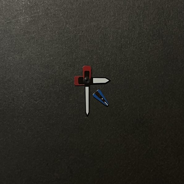 Ga2100 Watch Hands Red And Blue