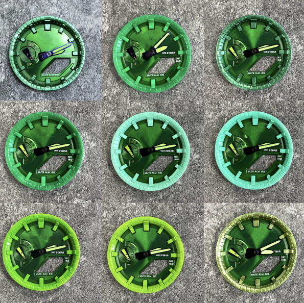 Ga2100 Pure Green 4 Piece Set
