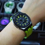 Ga2100 Grass Green Strap Hour Marker Black Matte Case Dial