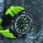 Ga2100 Grass Green Strap Hour Marker Black Matte Case Dial