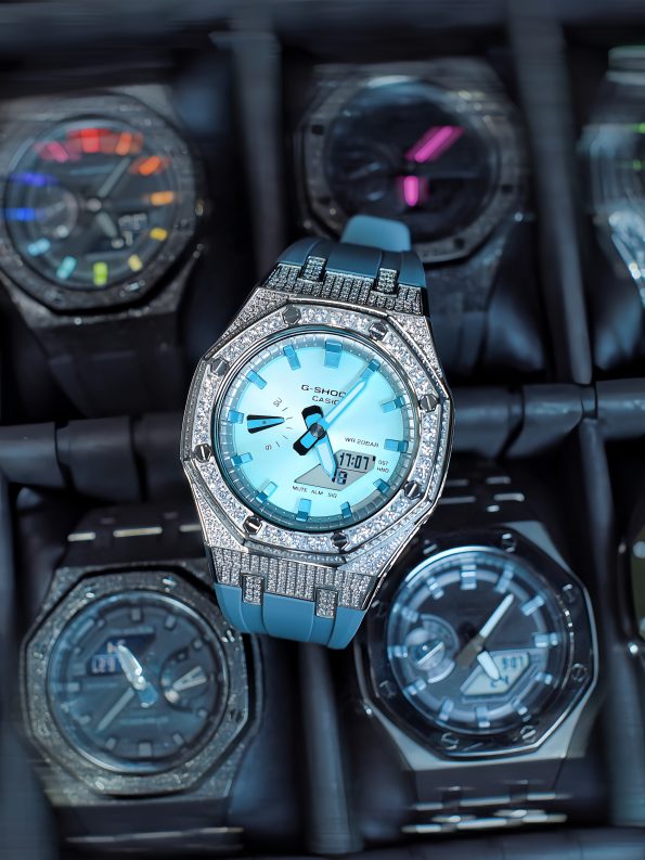 Ga2100 Haze Blue Strap Tiffany Blue Dial Watch