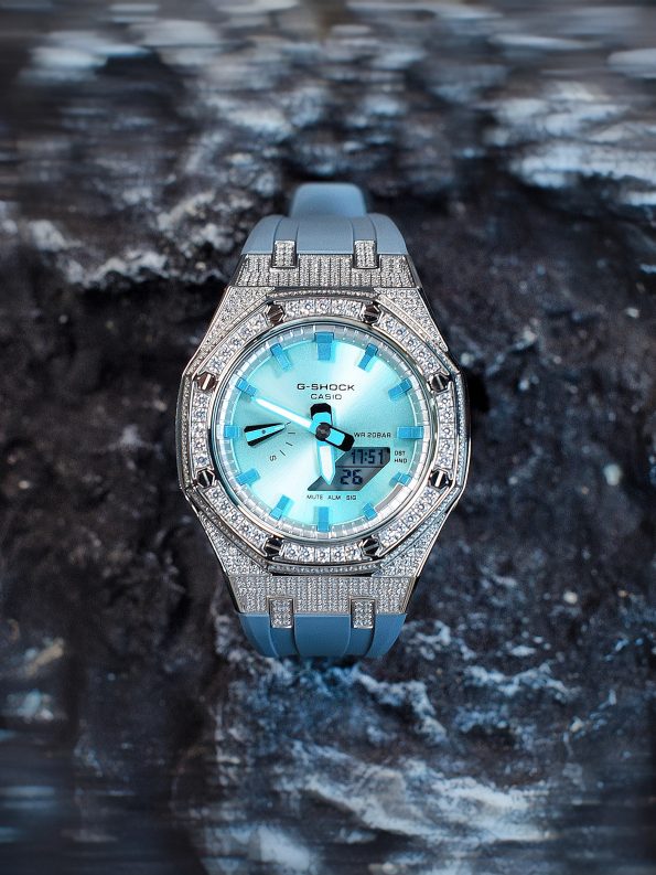 Ga2100 Haze Blue Strap Tiffany Blue Dial Watch