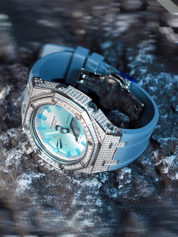 Ga2100 Haze Blue Strap Tiffany Blue Dial Watch