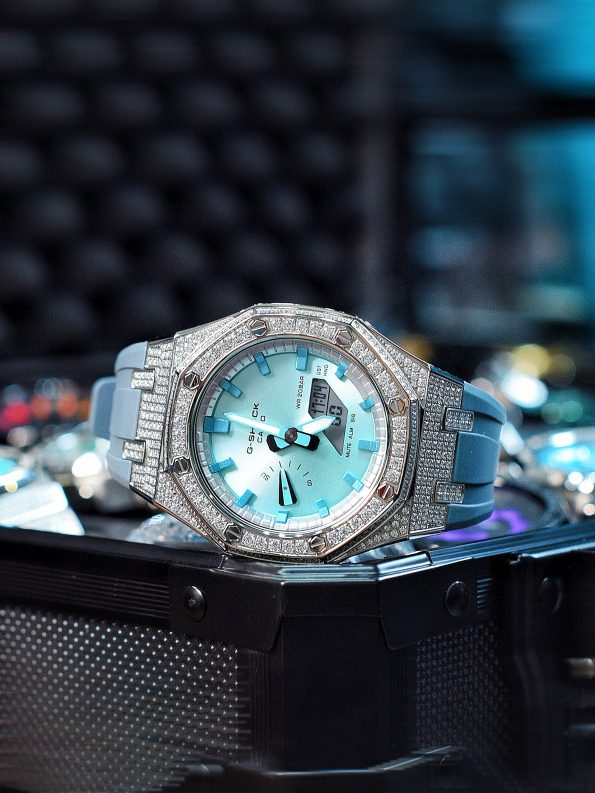Ga2100 Haze Blue Strap Tiffany Blue Dial Watch