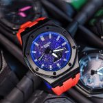 Ga2100 Rose Rubber Strap Starry Night Dial Watch