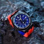 Ga2100 Rose Rubber Strap Starry Night Dial Watch