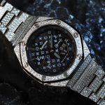 Ga2100 Silver Stainless Steel Lv Black Dial Watch