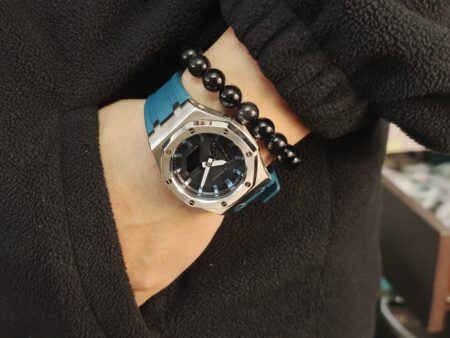 GA2100 Silver Blue Mod Watch - Additional 1