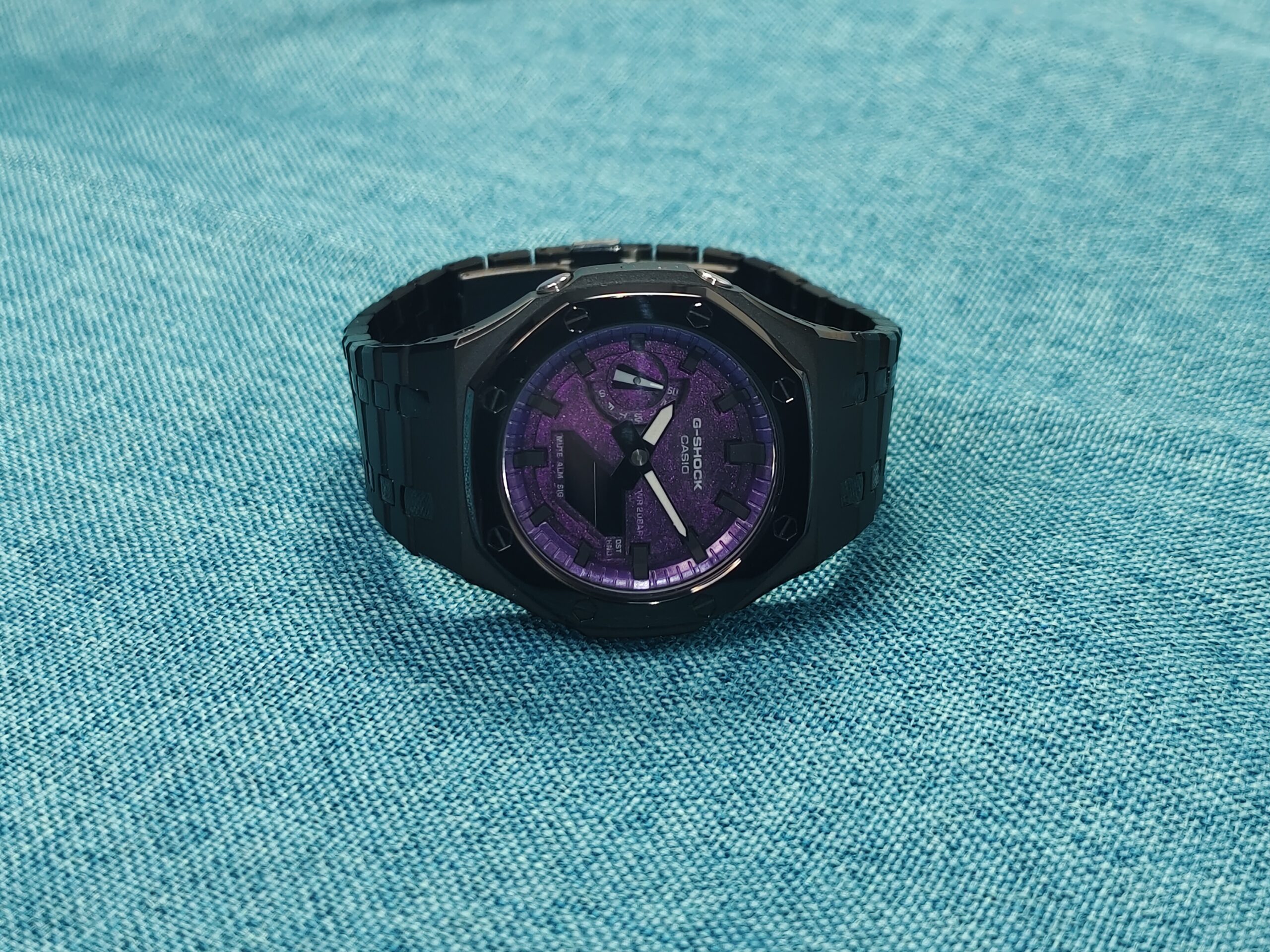 GA2100 Purple Glitter Dial CasiOak