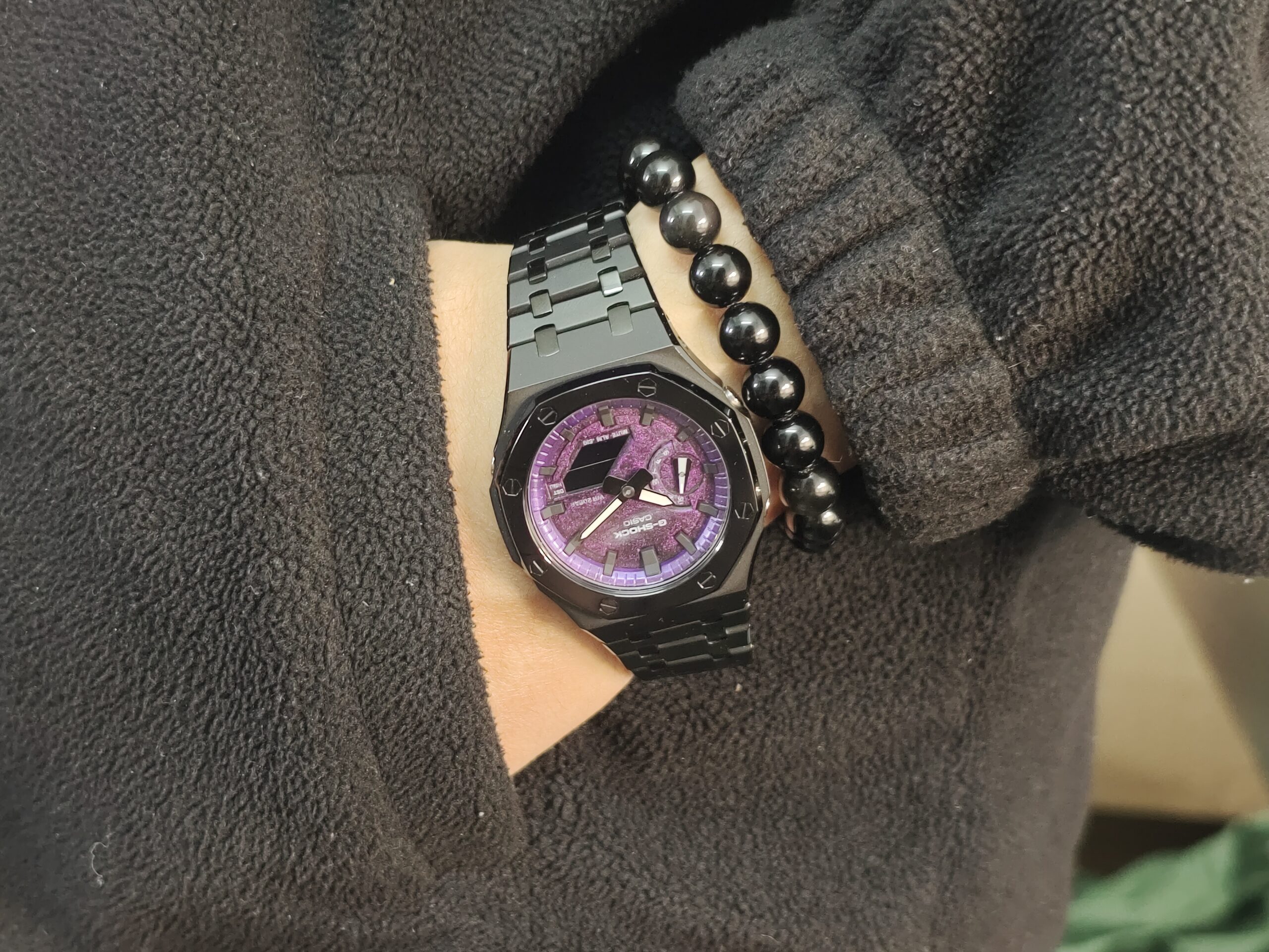 GA2100 Purple Glitter Dial CasiOak