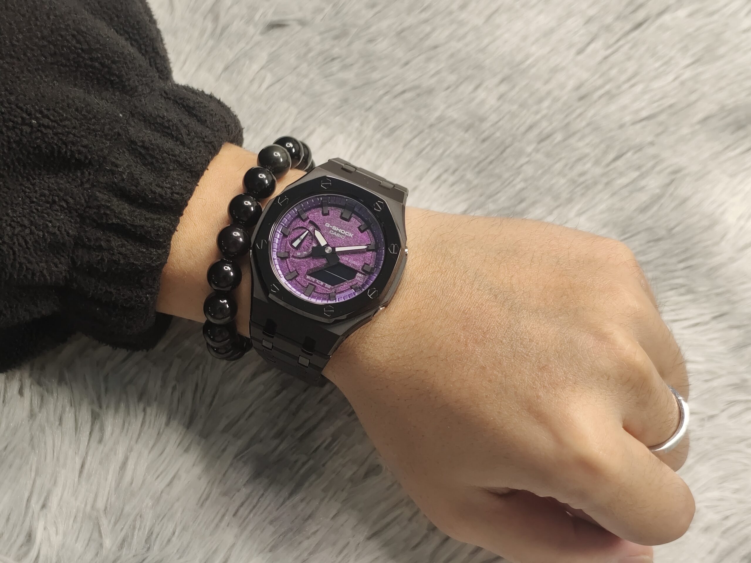 GA2100 Purple Glitter Dial CasiOak