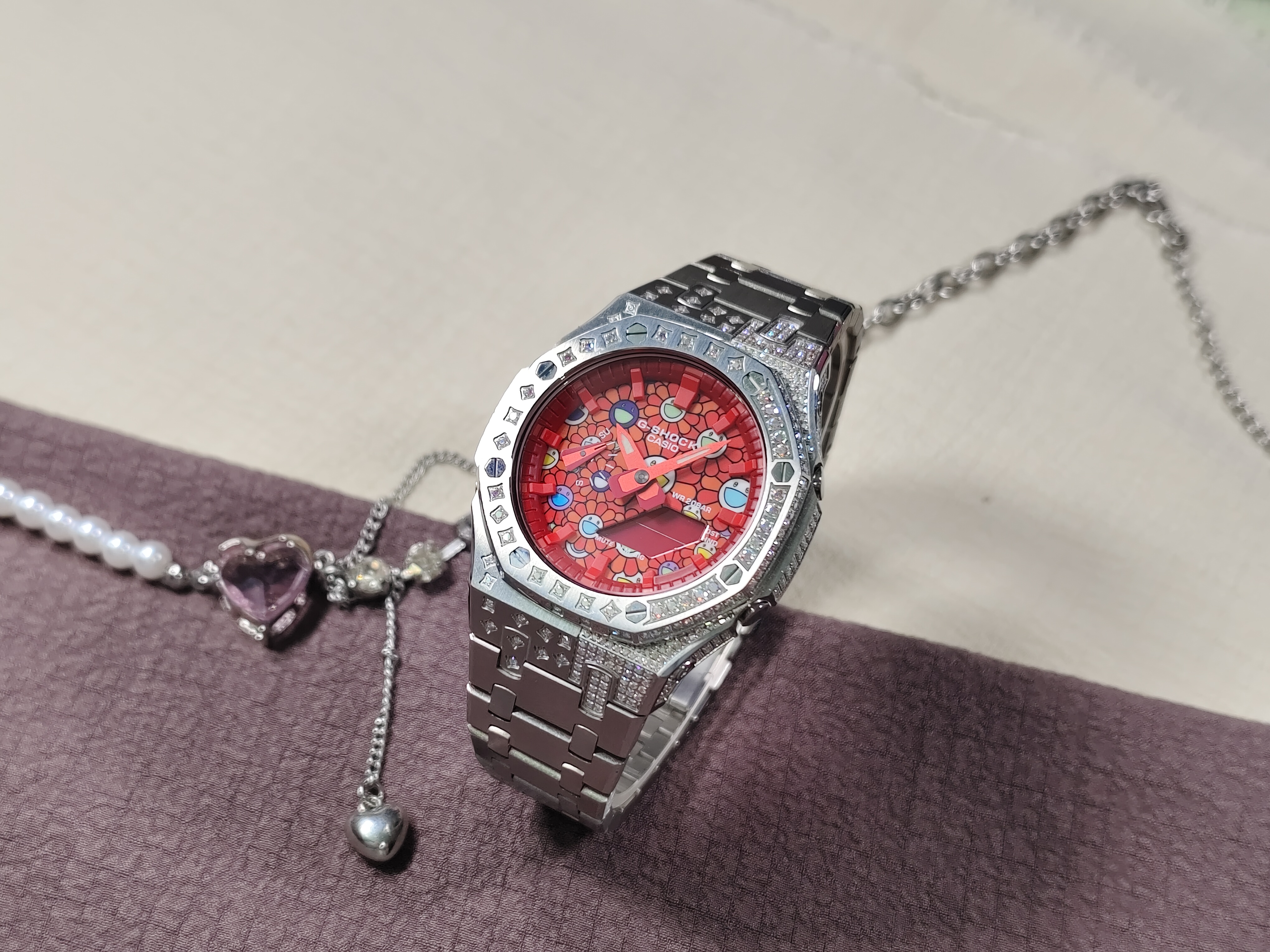 GA2100 Diamond Silver Angle