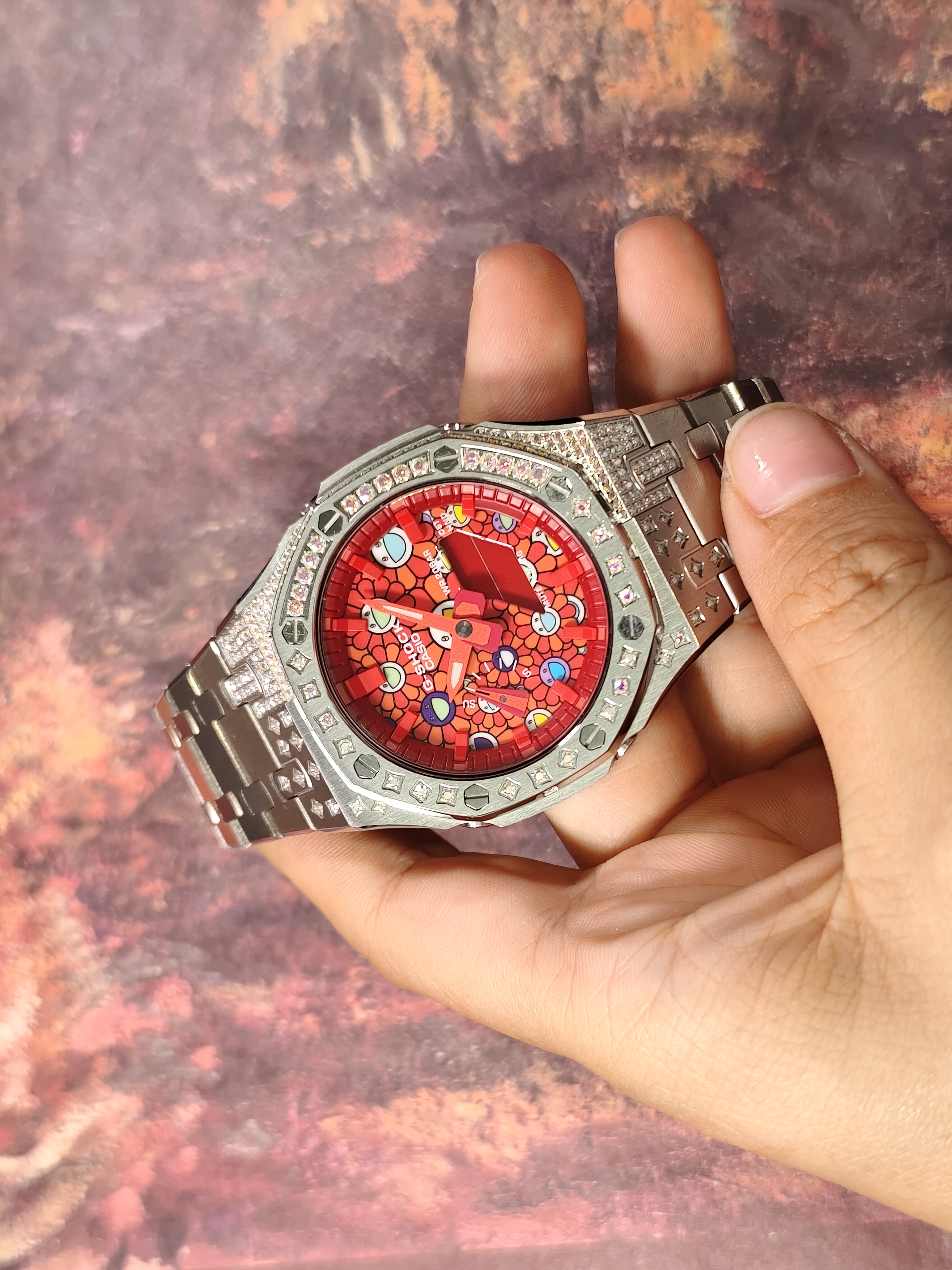 GA2100 Diamond Silver Full View