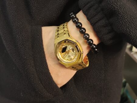 GA2100 Full Gold Mod Watch - Lifestyle 6